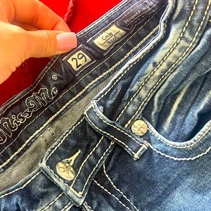 Miss me jeans with cow print pockets